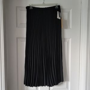 Pleated Midi Skirt